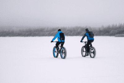 fietsen in de winter